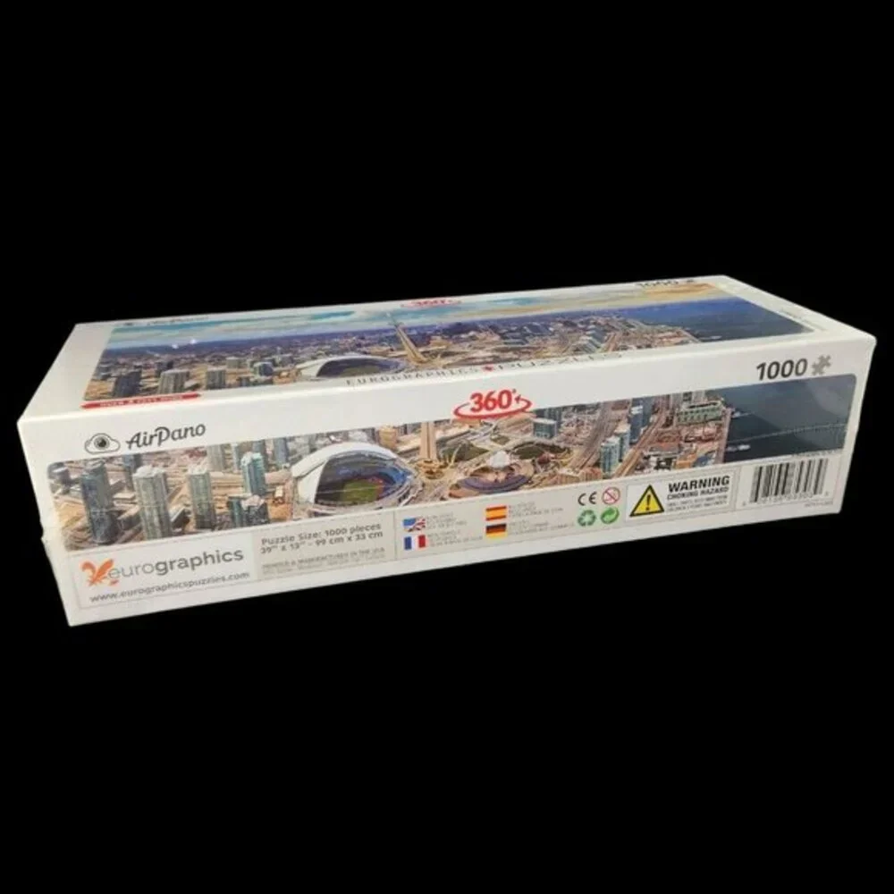 Eurographics Puzzle Toronto Canada Cityscape 1000 Pieces Made USA Lg 39 x 13 New
